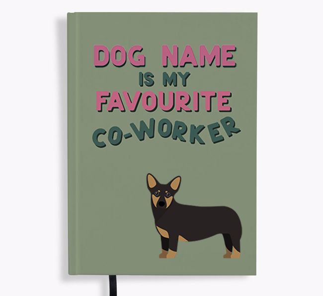 Favourite Co-Worker: Personalised {breedFullName} Notebook